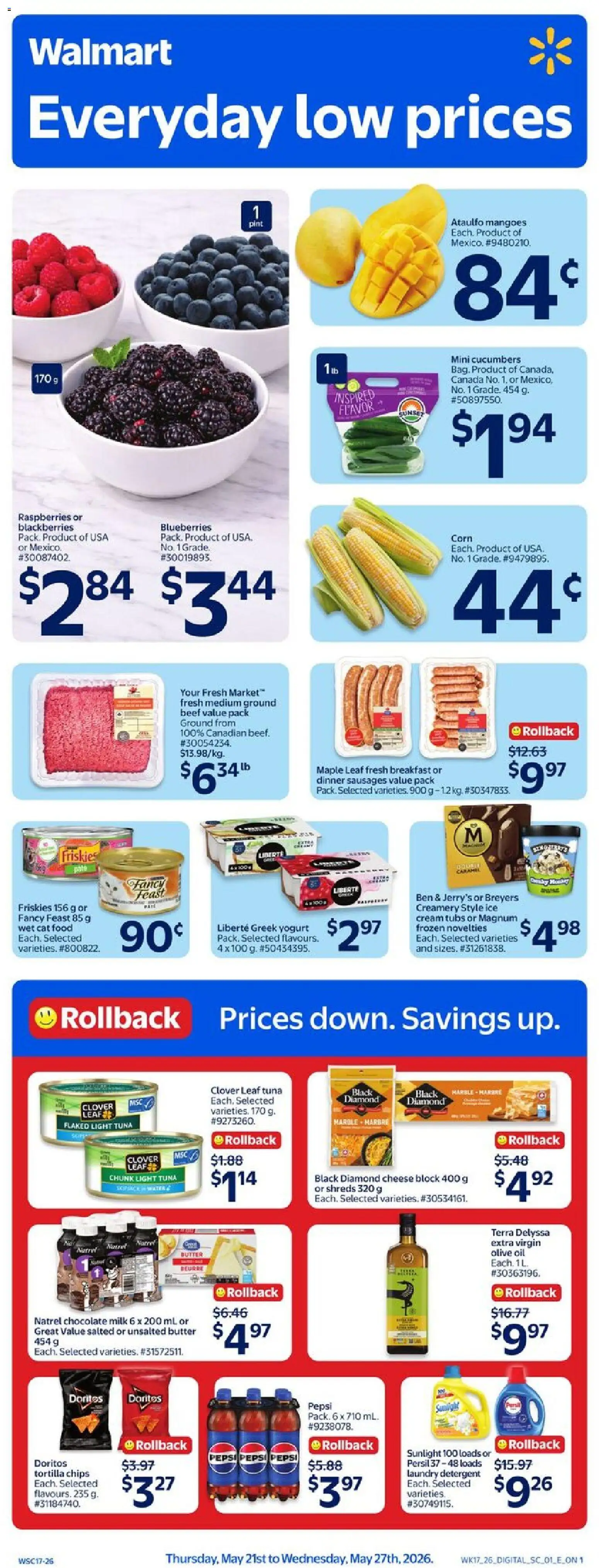 Preview of leaflet Walmart weekly flyer from shop Walmart is valid from May 21, 2026