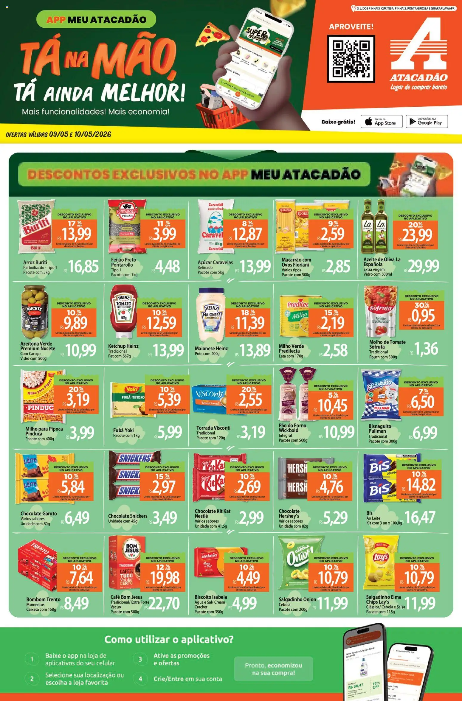 Pré-Visualização do folheto "Atacadão ofertas - PR" da loja Atacadão válido a partir de 09/05/2026