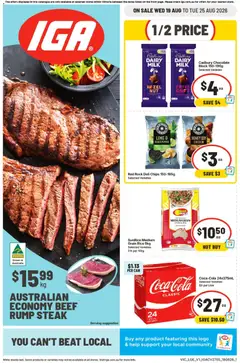 Preview of catalogue IGA catalogue from shop IGA valid 19/08/2026