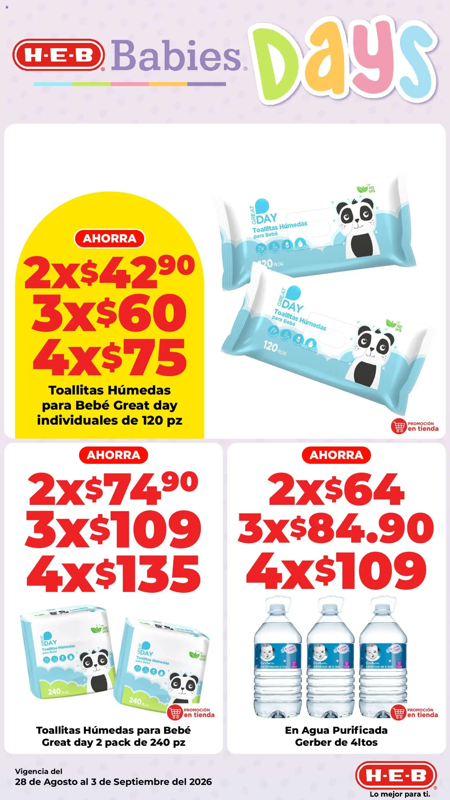 Vista previa las ofertas de la tienda H-E-B - H-E-B folleto desde el 28/08/2026 