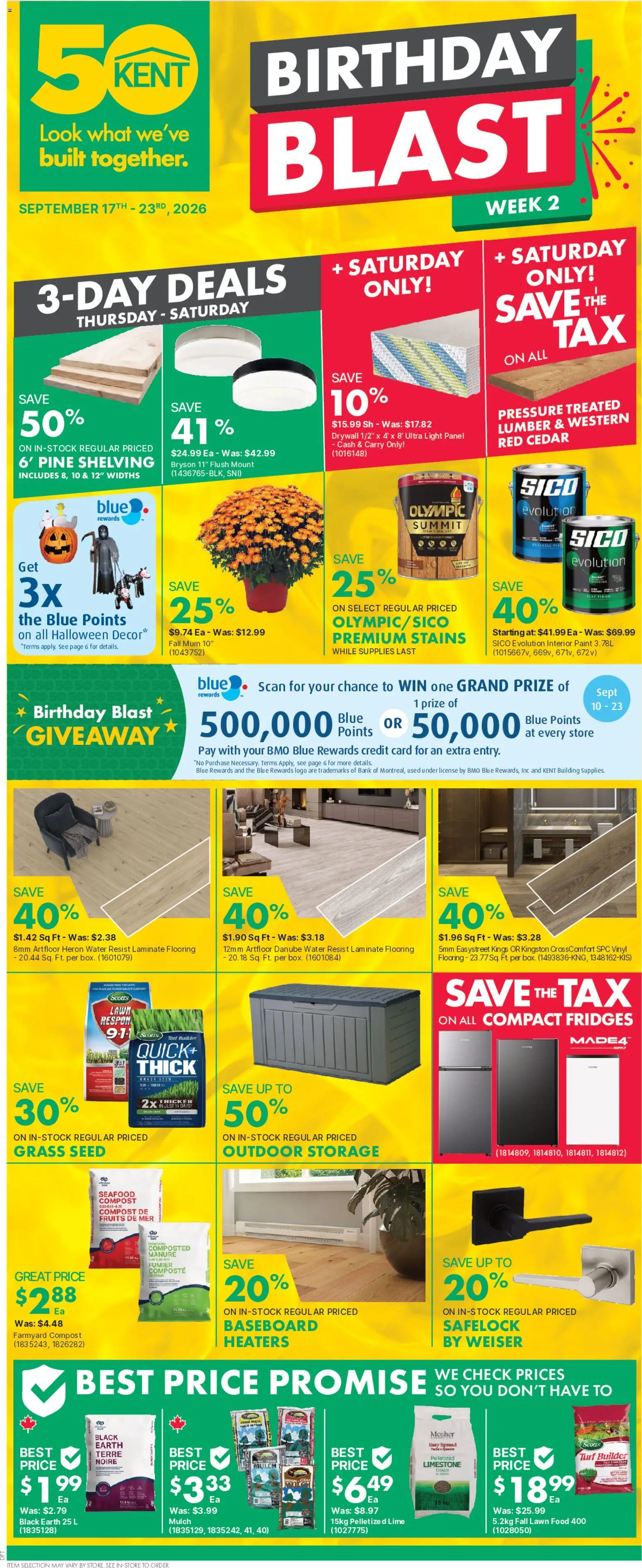 Preview of leaflet Kent weekly flyer / circulaire from shop Kent is valid from Sep 17, 2026