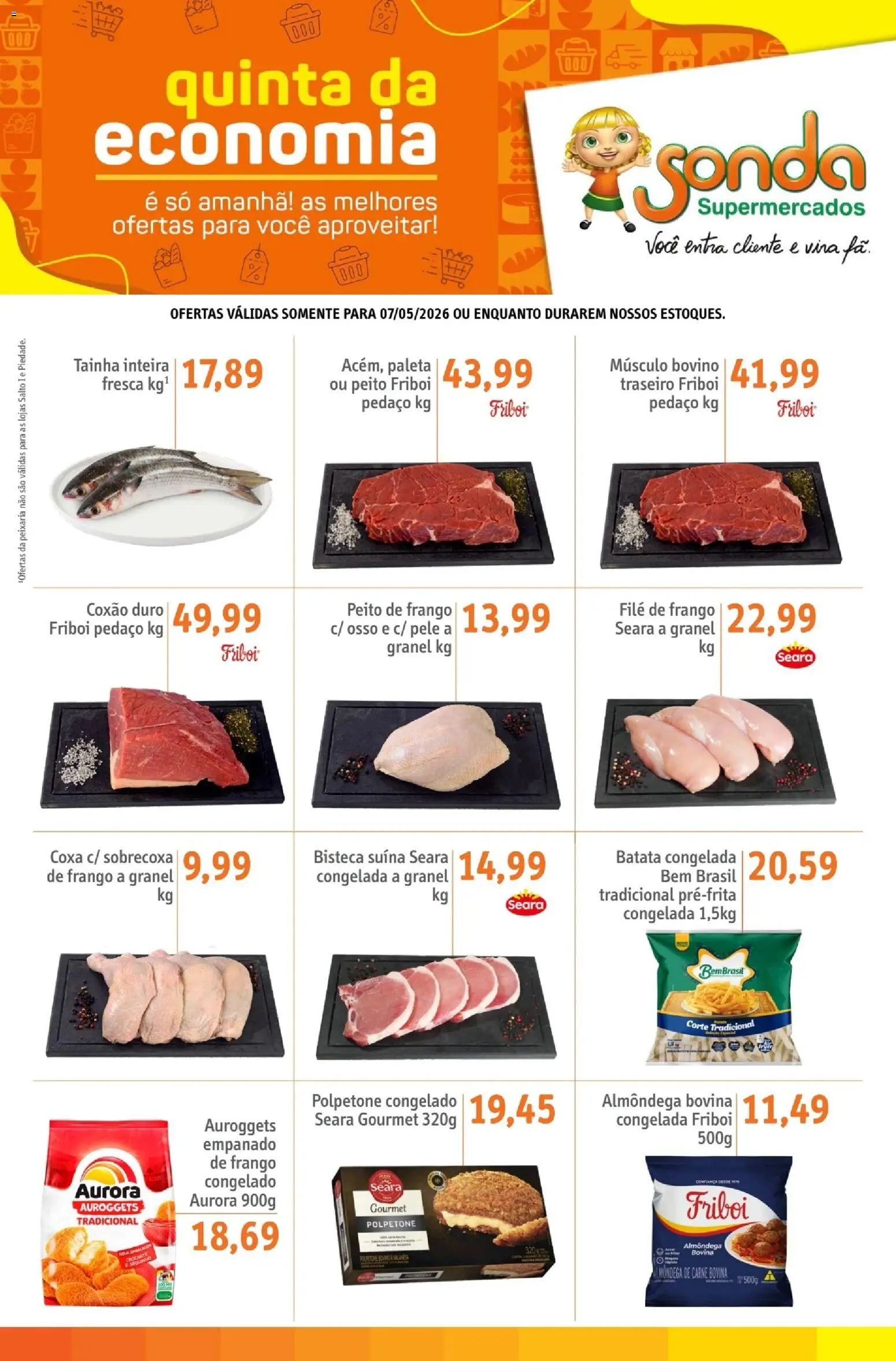 Pré-Visualização do folheto "Sonda ofertas Quinta da Economia" da loja Sonda válido a partir de 07/05/2026