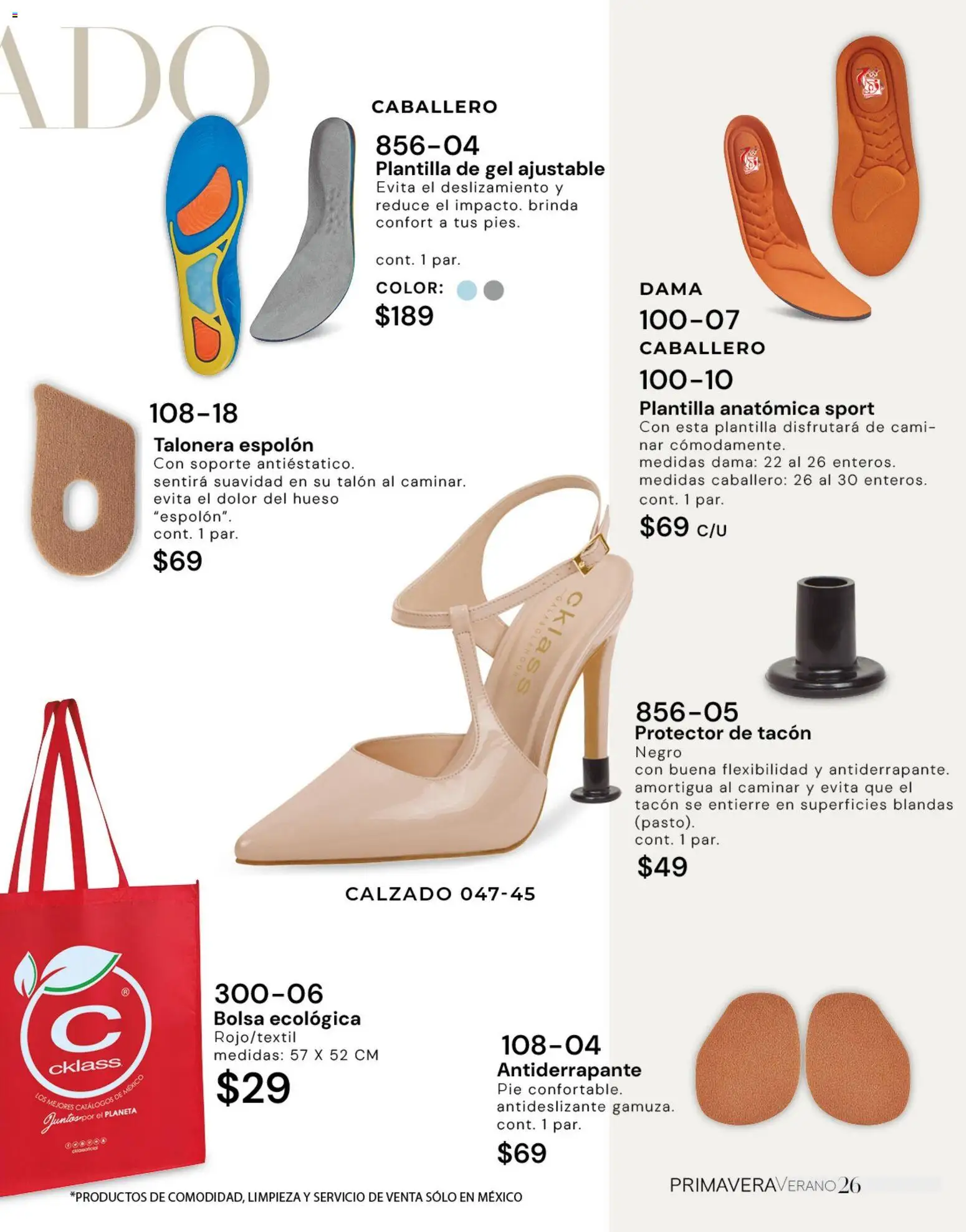 Vista previa las ofertas de la tienda Cklass - Catálogo Dama Calzado desde el 02/01/2026 - Bolsa