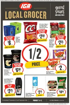 Preview of catalogue IGA catalogue Enmore from shop IGA valid 02/09/2026