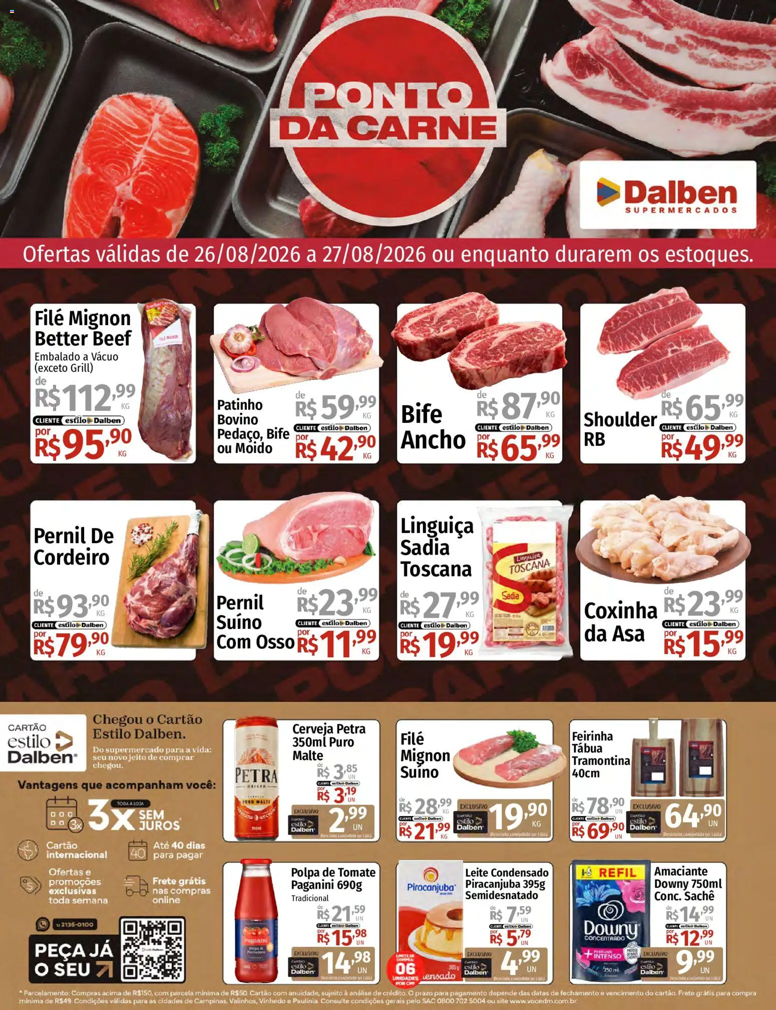 Pré-Visualização do folheto "Supermercado Dalben - Ofertas da semana" da loja Supermercado Dalben válido a partir de 26/08/2026