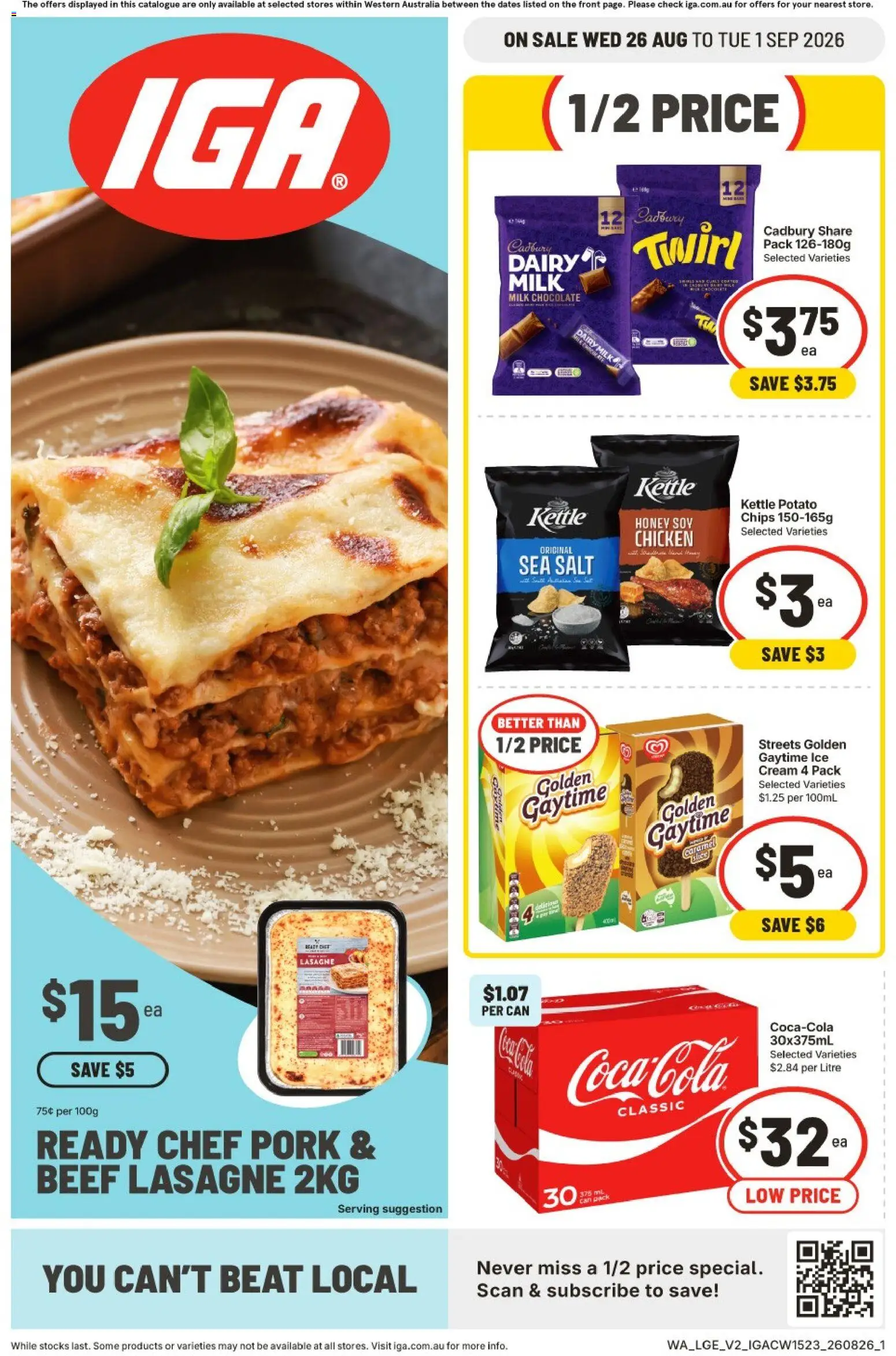 Preview of catalogue IGA catalogue Northbridge from shop IGA valid 26/08/2026