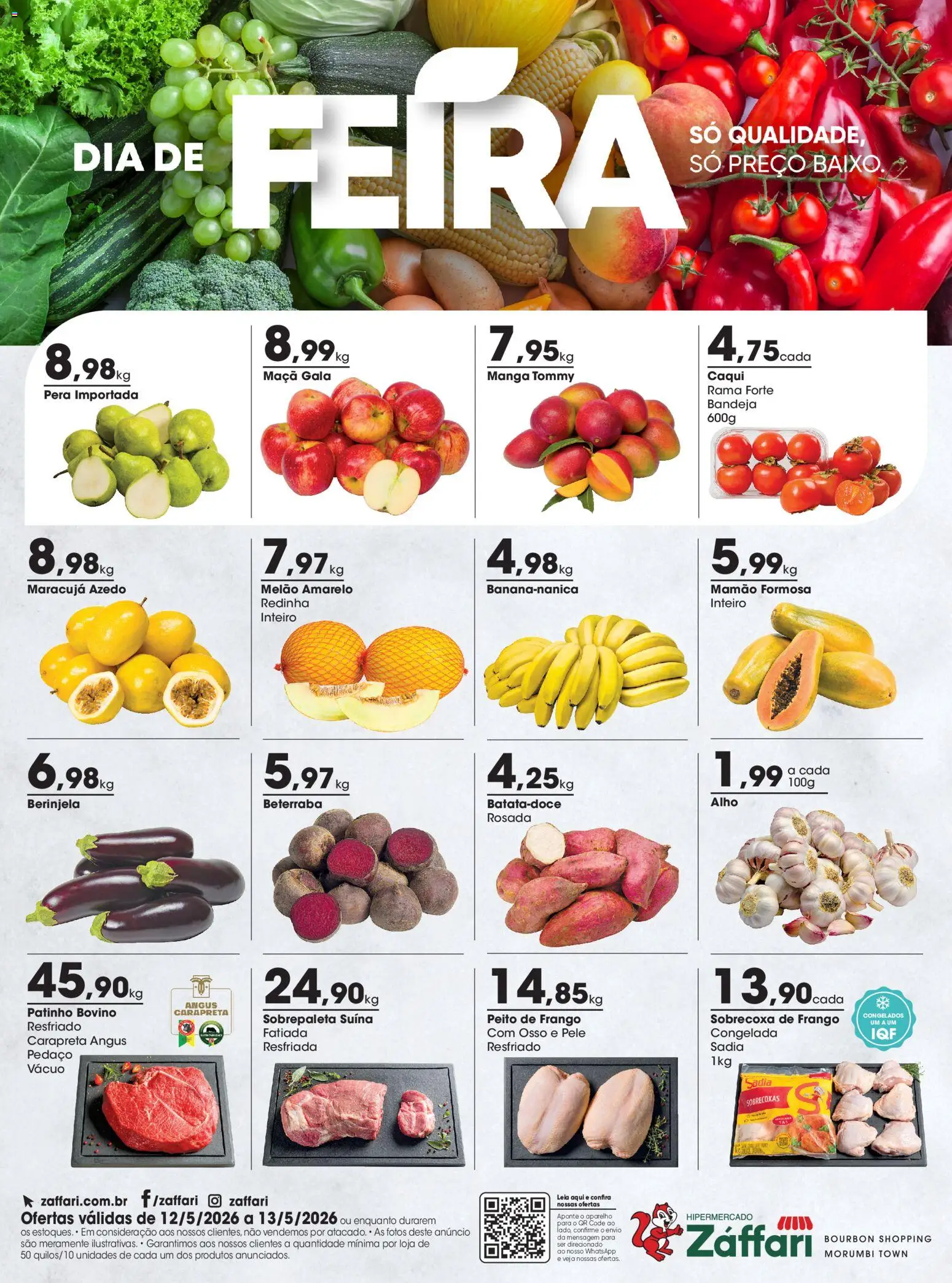 Pré-Visualização do folheto "Zaffari ofertas Dia de Feira - SP" da loja Zaffari válido a partir de 12/05/2026