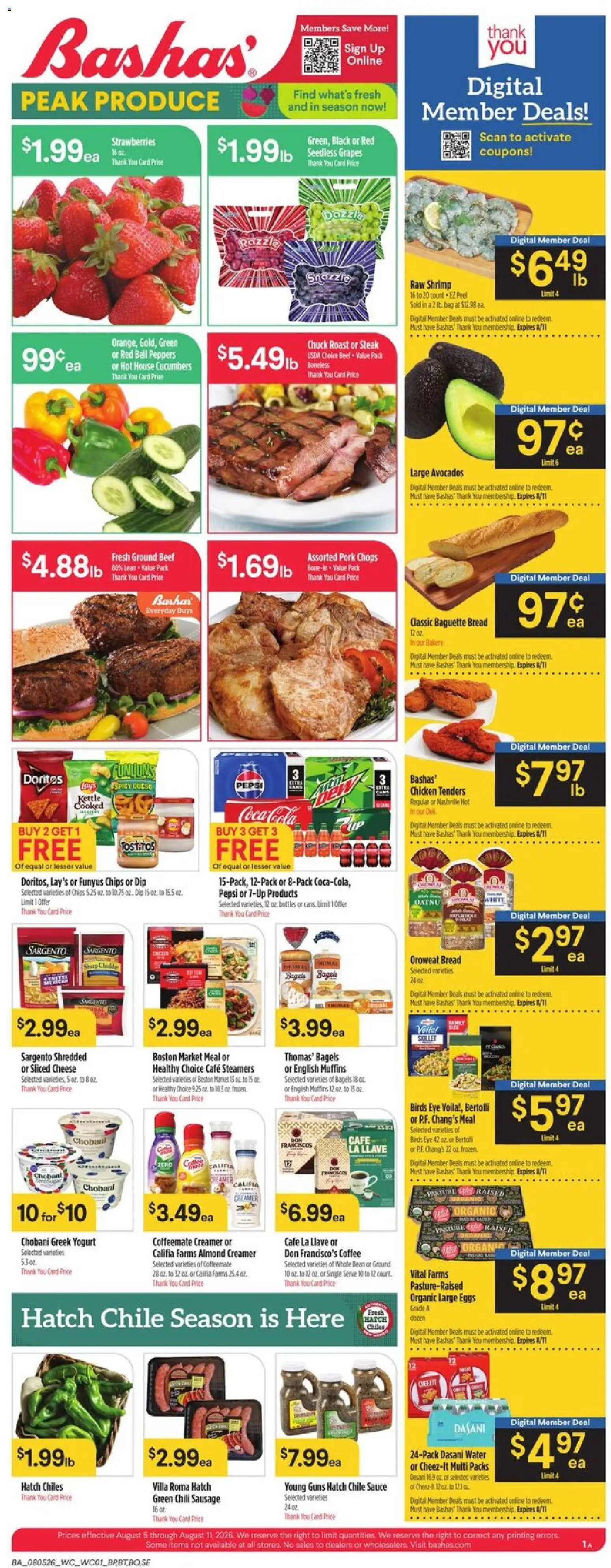 Basha's Weekly Ad from 08/05/2026 >> Flyer