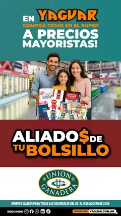 Vista previa del folleto de la tienda Yaguar válido desde el 03/08/2026 