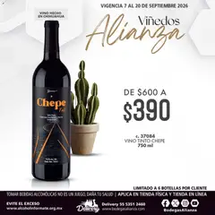 Vista previa las ofertas de la tienda Bodegas Alianza - Bodegas Alianza catálogo Viñedos Alianza desde el 07/09/2026 