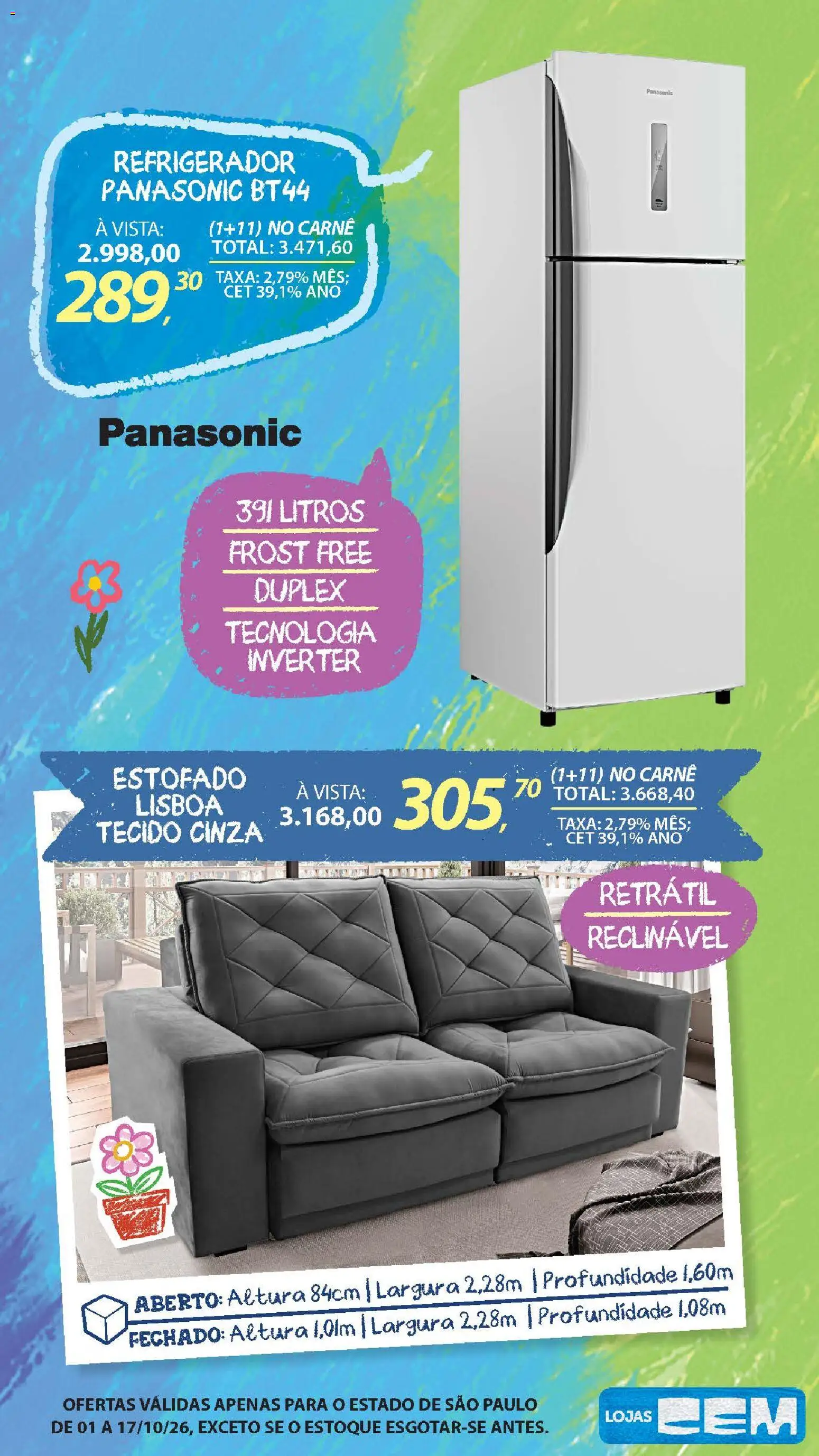 Ofertas Lojas Cem até 17/10/2026. - Página 7