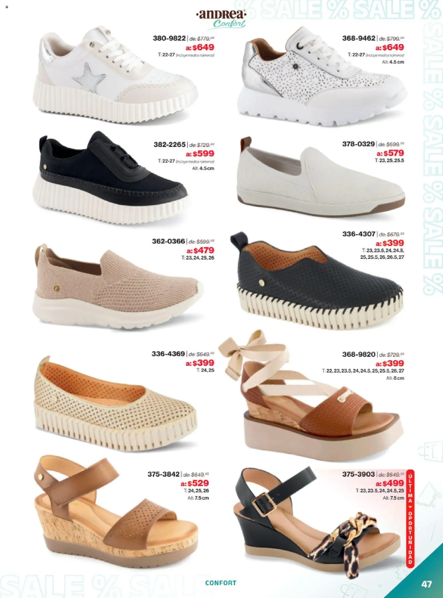 Vista previa las ofertas de la tienda Andrea - Catálogo Outlet desde el 21/12/2025 - Sal