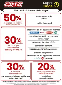 Vista previa del folleto de la tienda Coto válido desde el 08/05/2026 