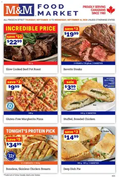 Preview of leaflet M&M Food Market weekly flyer / circulaire from shop M&M Food Market is valid from Sep 10, 2026