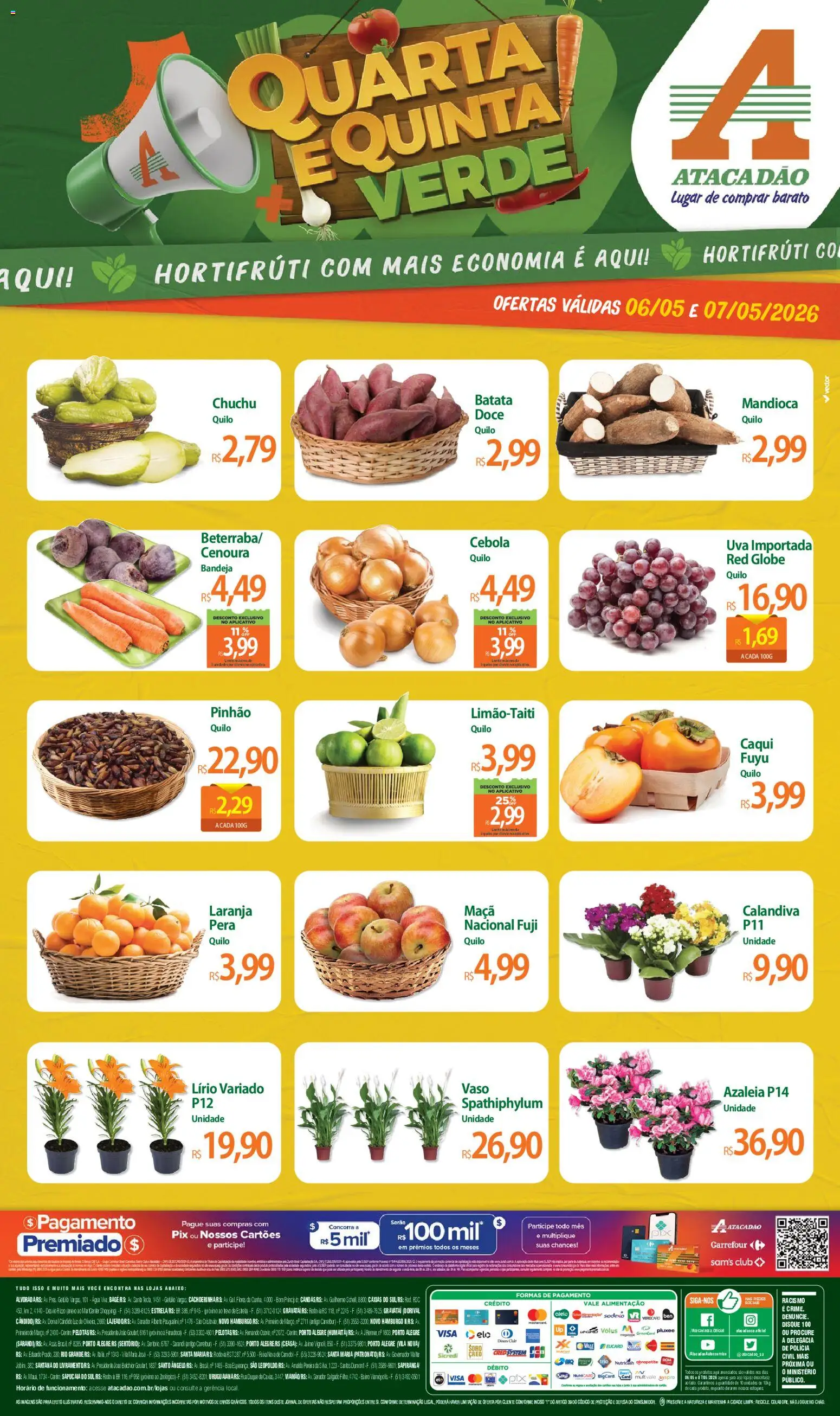 Pré-Visualização do folheto "Atacadão ofertas - RS" da loja Atacadão válido a partir de 06/05/2026