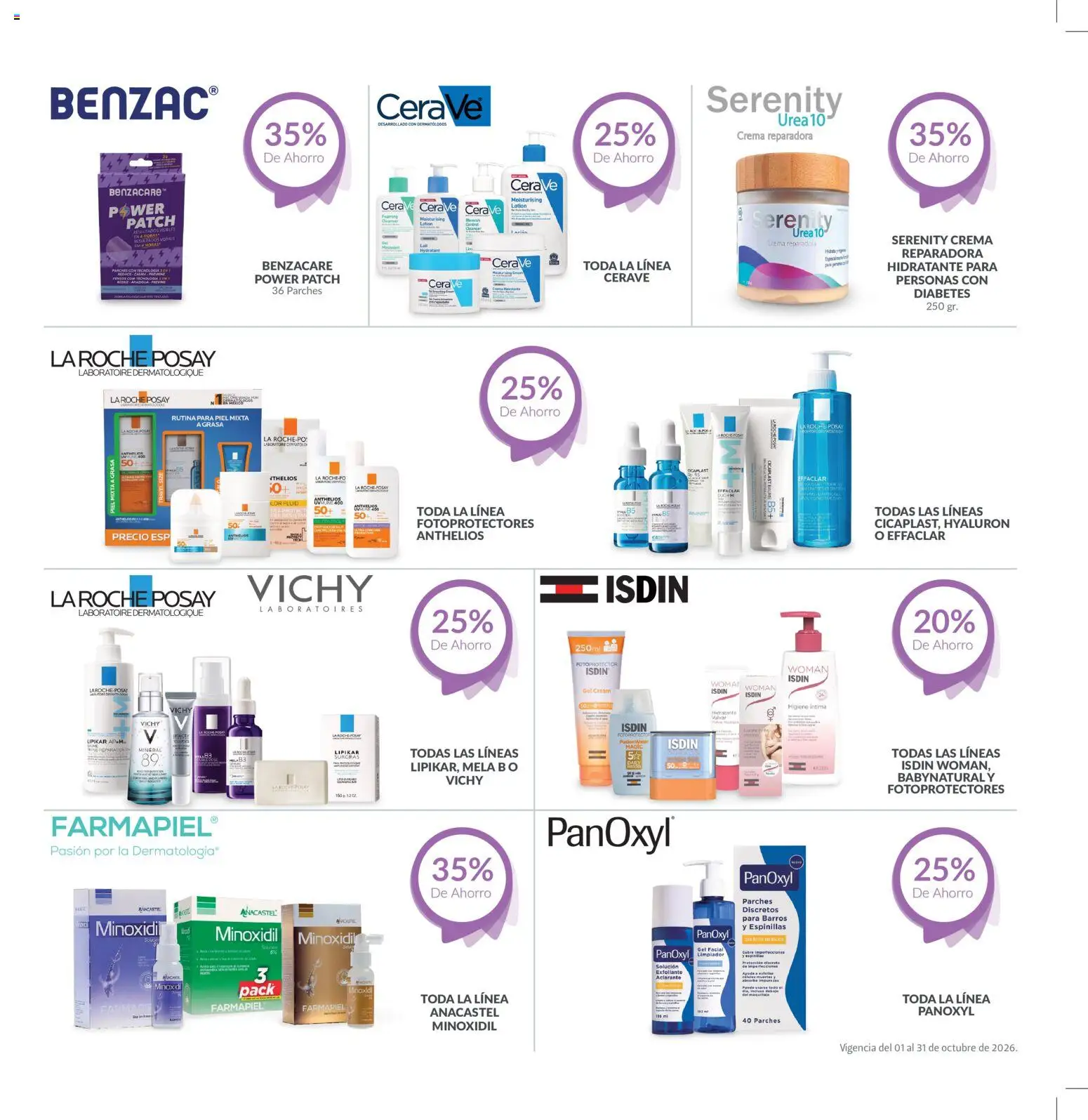 Vista previa las ofertas de la tienda Farmacia Guadalajara - Farmacia Guadalajara catálogo Dermo desde el 01/10/2026 