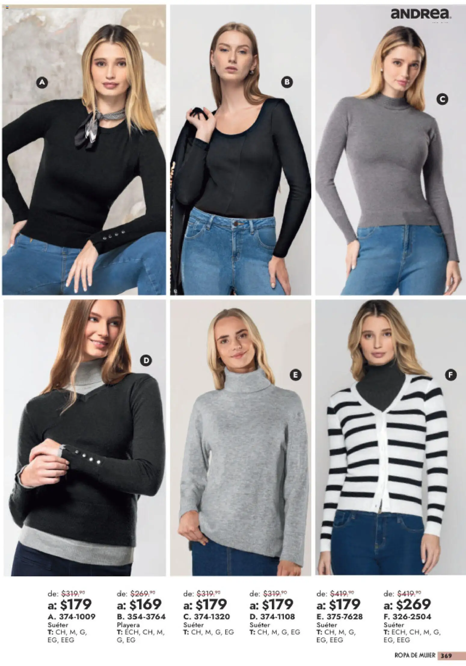 Vista previa las ofertas de la tienda Andrea - Andrea catálogo Outlet desde el 26/07/2026 