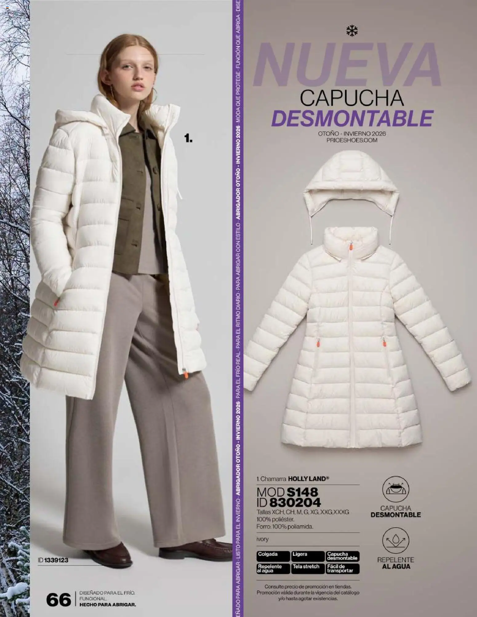 Vista previa las ofertas de la tienda Price Shoes - Price Shoes catálogo Abrigador desde el 16/09/2026 - Agua, Chamarra, Repelente