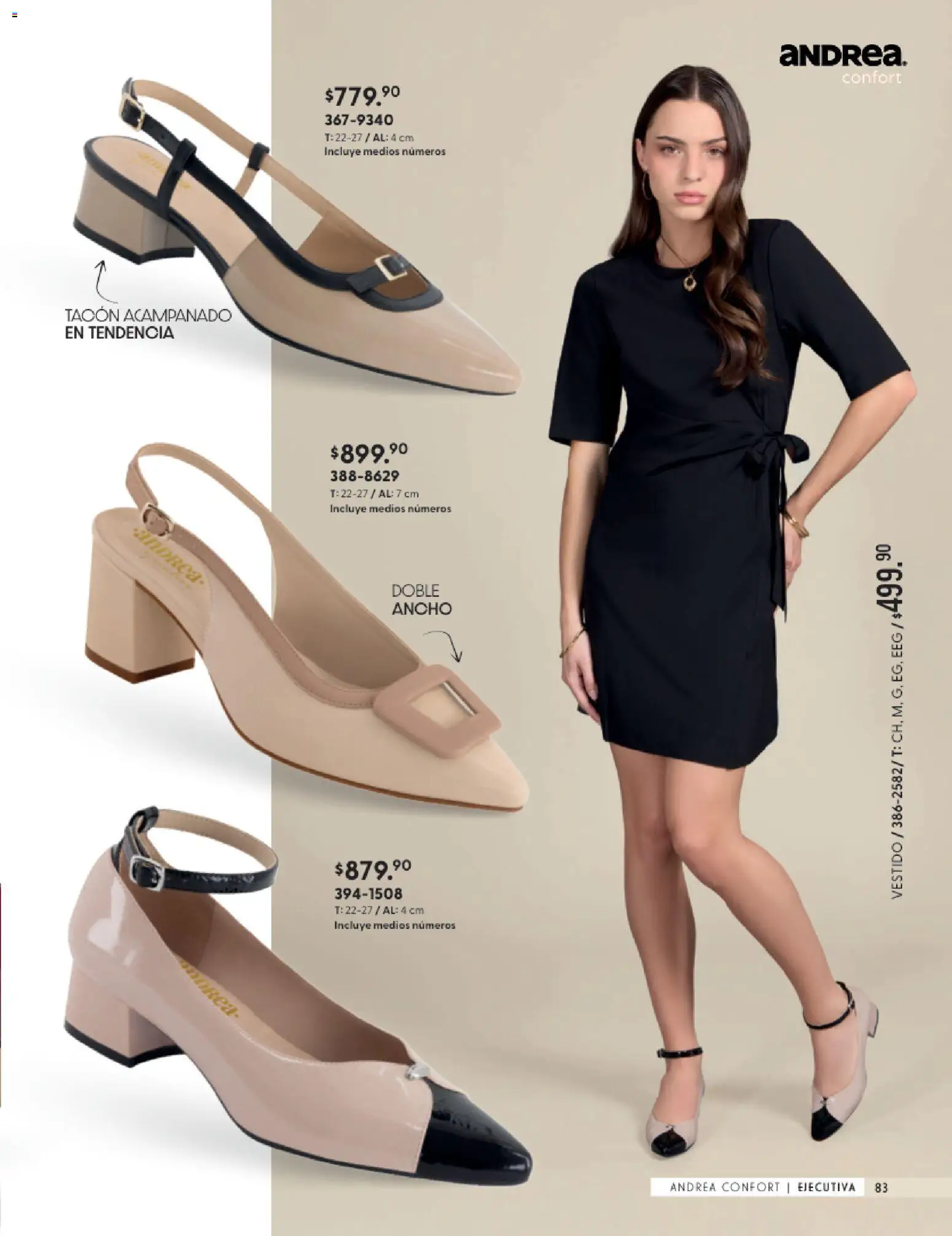 Vista previa las ofertas de la tienda Andrea - Andrea catálogo Calzado Confort desde el 24/05/2026 - Vestido