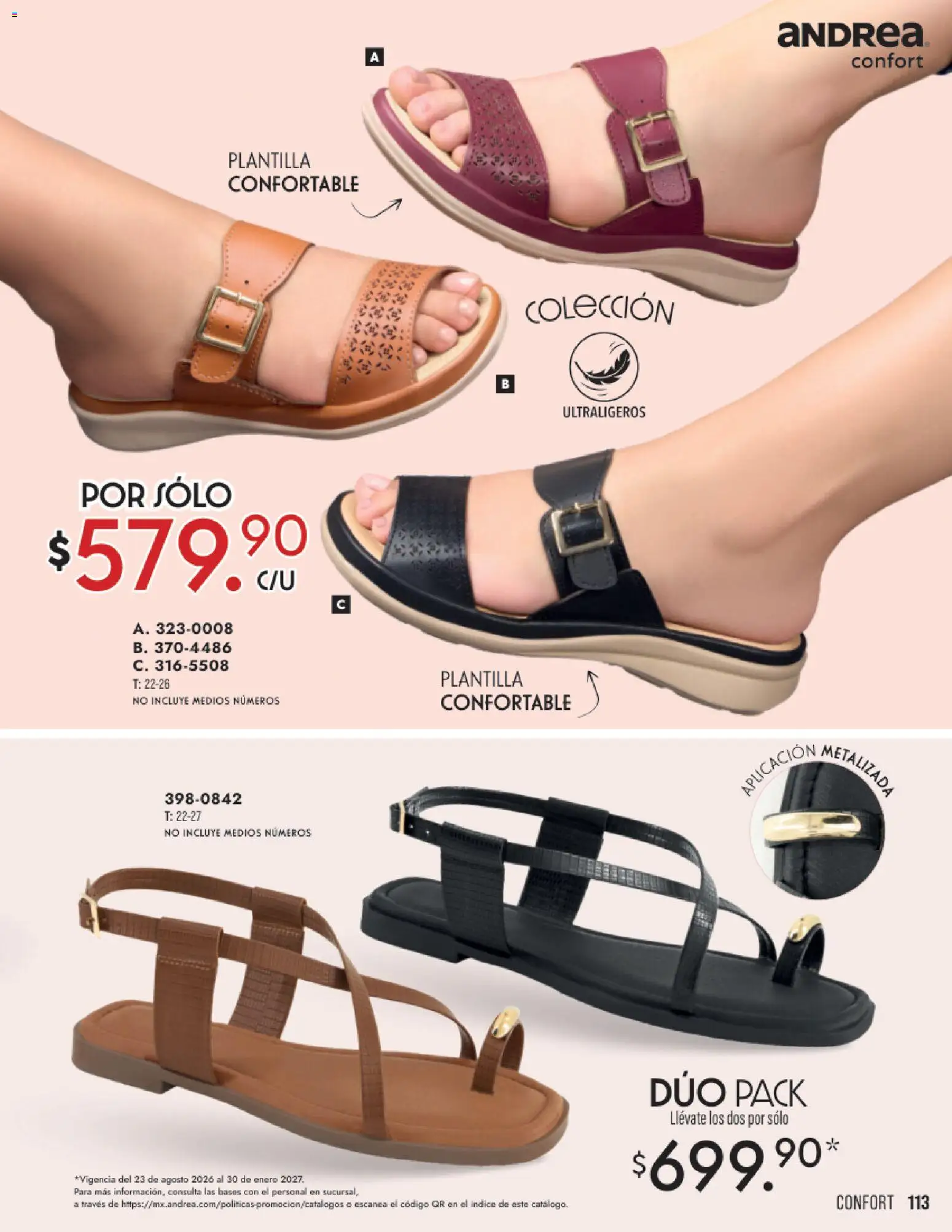 Vista previa las ofertas de la tienda Andrea - Andrea catálogo Otoño Invierno desde el 23/08/2026 
