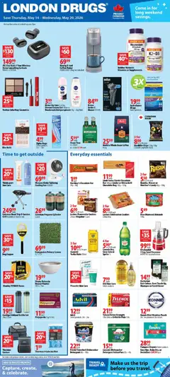 Preview of leaflet London Drugs weekly flyer / circulaire from shop London Drugs is valid from May 14, 2026