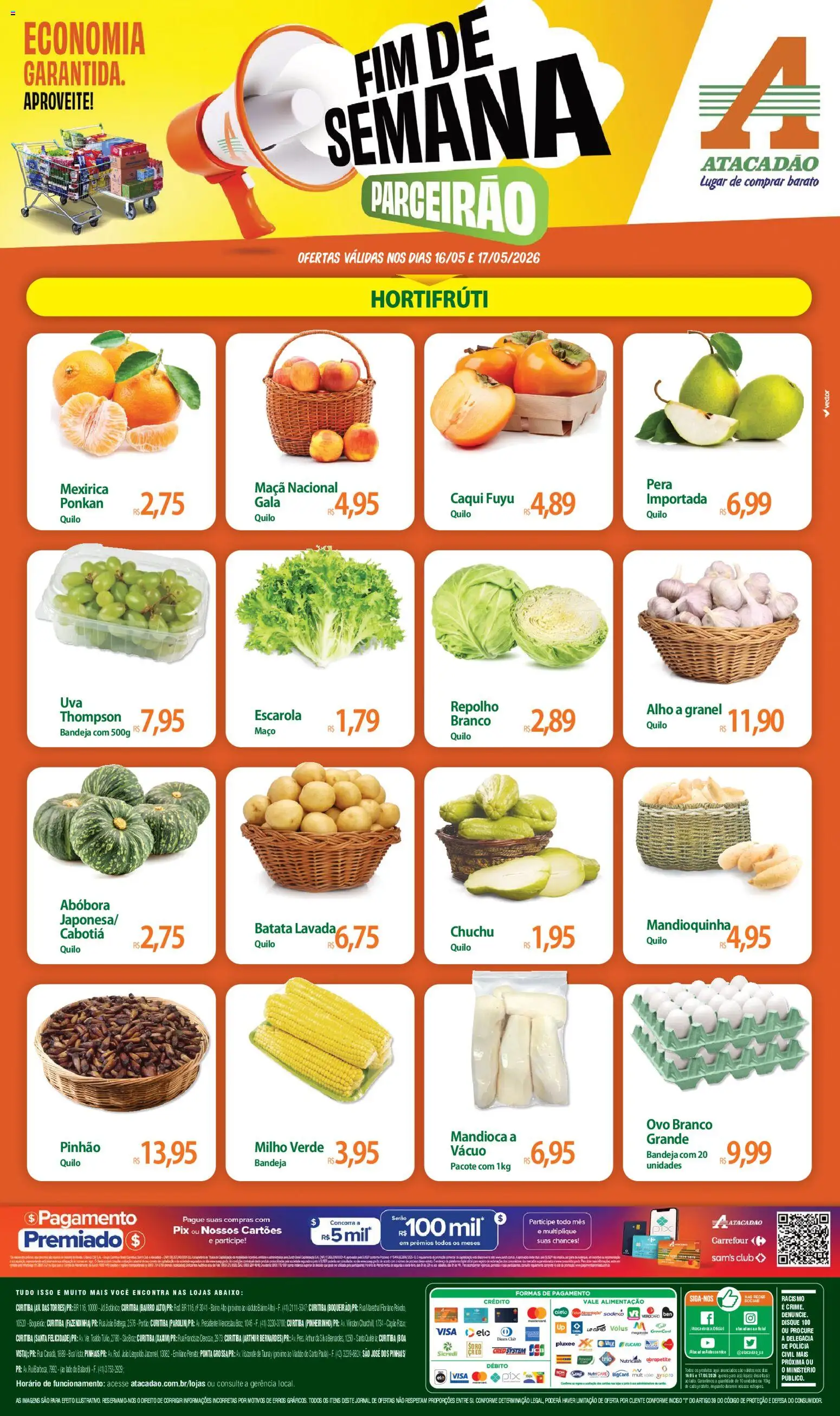 Pré-Visualização do folheto "Atacadão ofertas - PR" da loja Atacadão válido a partir de 16/05/2026