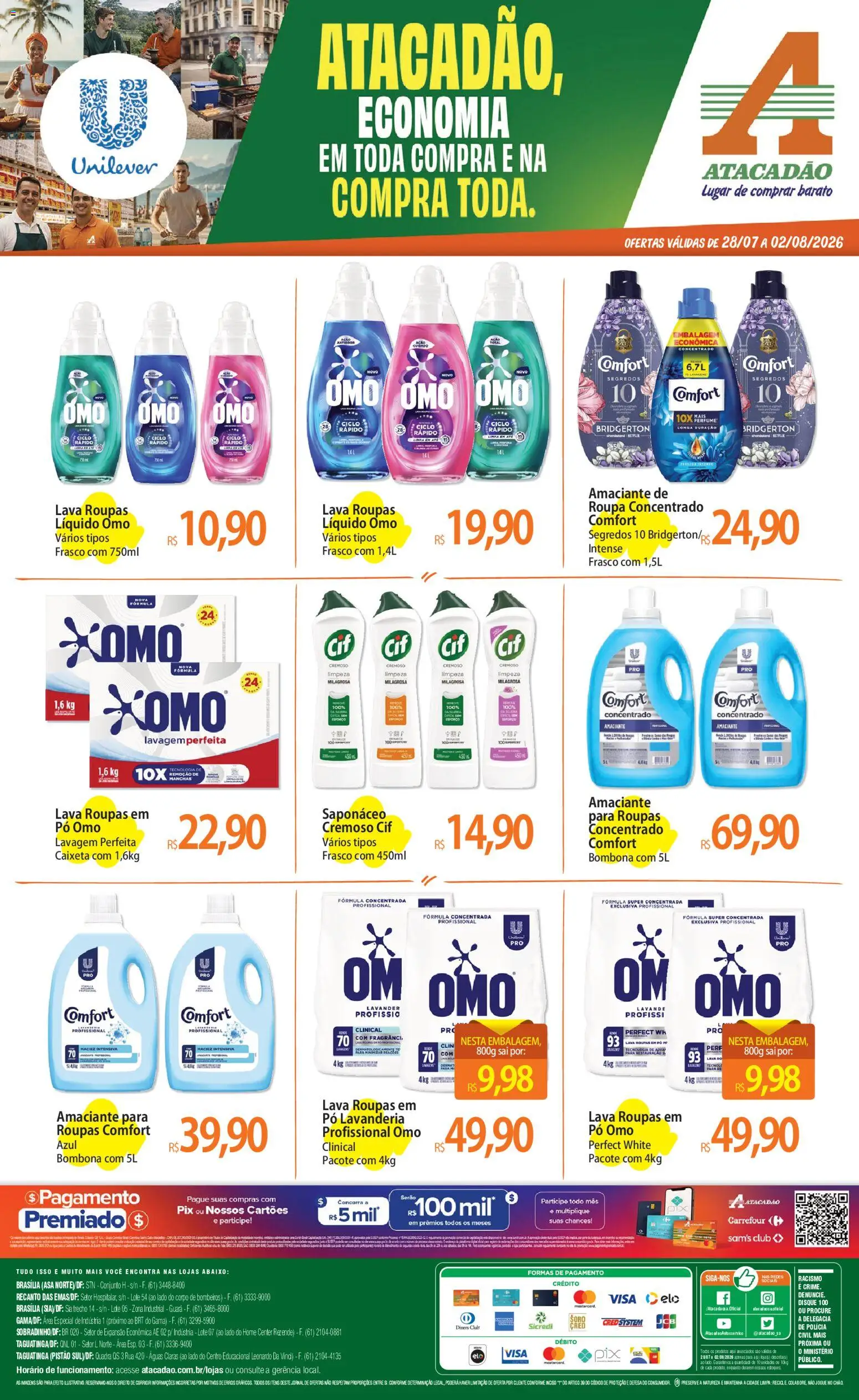 Pré-Visualização do folheto "Atacadão ofertas - DF" da loja Atacadão válido a partir de 28/07/2026