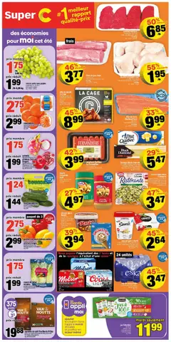 Preview of leaflet Super C weekly flyer / circulaire from shop Super C is valid from Jul 23, 2026
