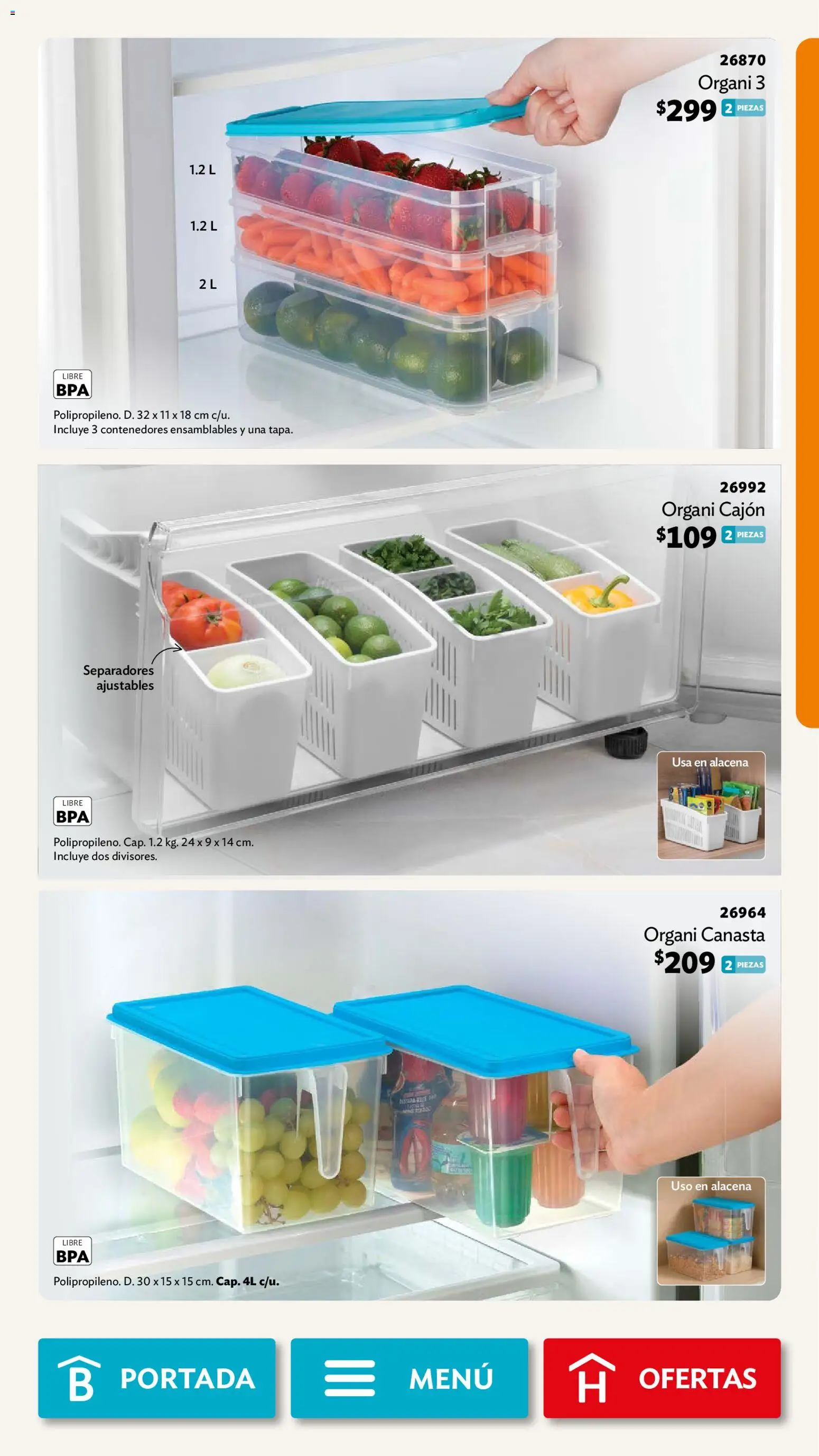 Vista previa las ofertas de la tienda Betterware - Betterware campaña 8 2026 desde el 03/08/2026 