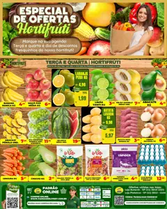 Pré-Visualização do folheto "Supermercado Padrão ofertas Hortifruti" da loja Supermercado Padrão válido a partir de 14/07/2026