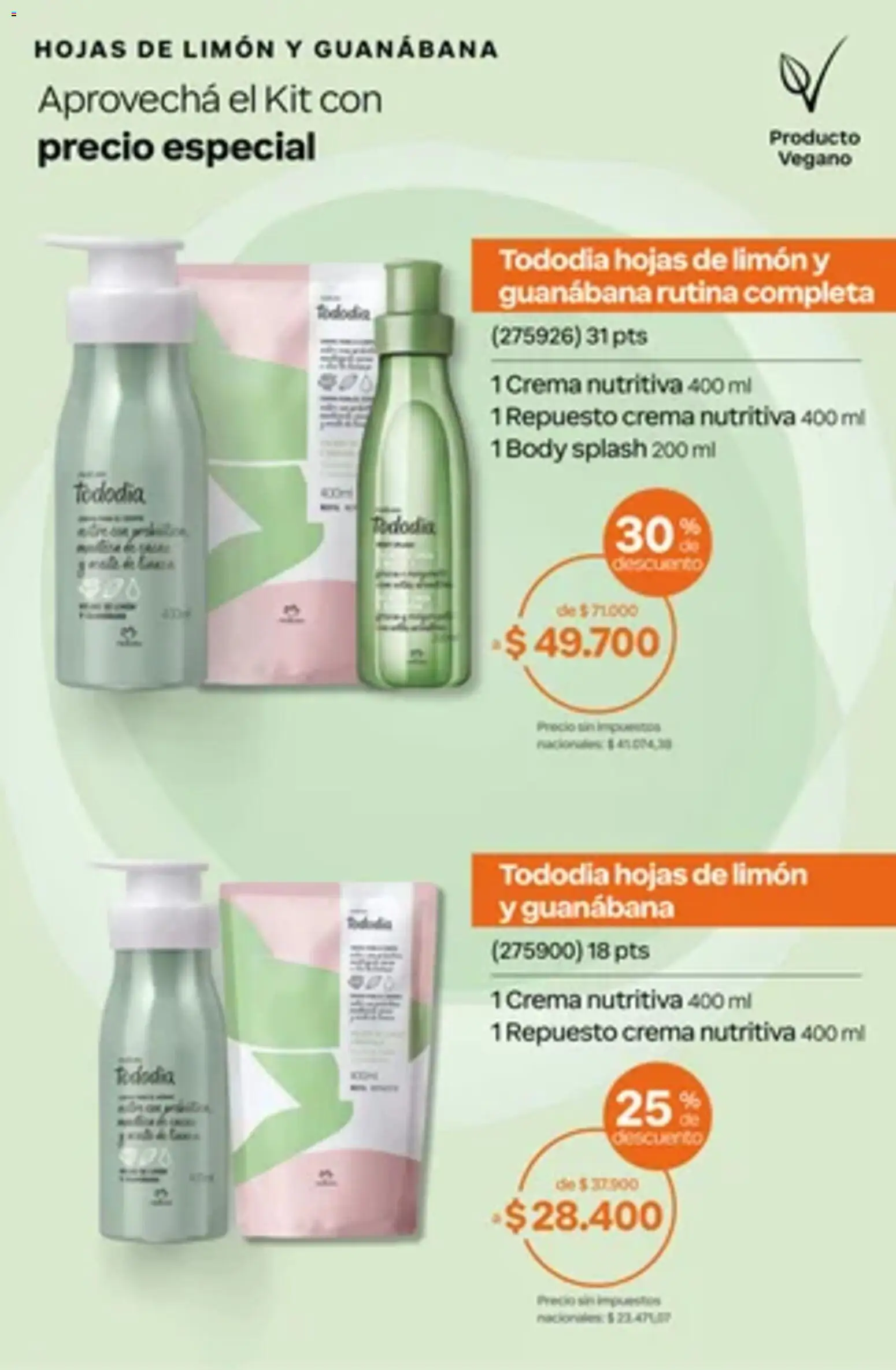 Vista previa del folleto de la tienda Natura válido desde el 01/10/2026 - Body, Limón, Crema