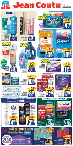 Preview of leaflet Jean Coutu weekly flyer from shop Jean Coutu is valid from Aug 13, 2026