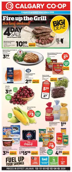 Preview of leaflet Calgary Co-op weekly flyer / circulaire from shop Calgary Co-op is valid from Jul 30, 2026