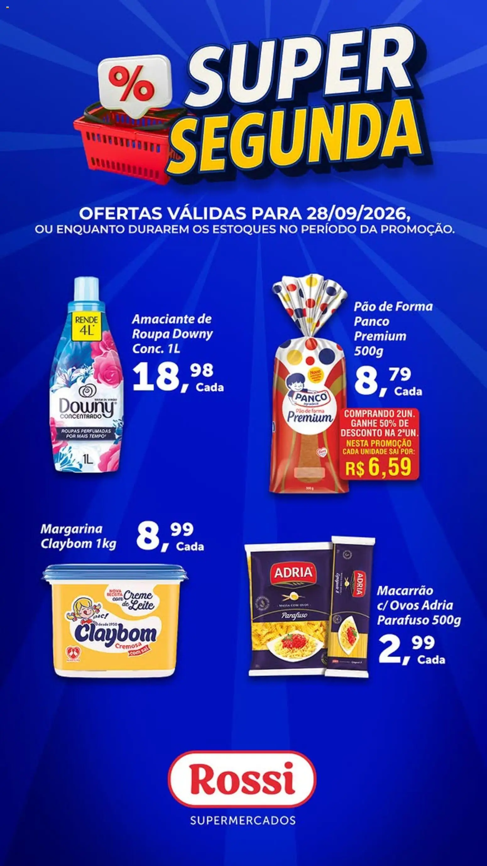 Ofertas Rossi Supermercados ofertas do Dia até 28/09/2026. - Página 1