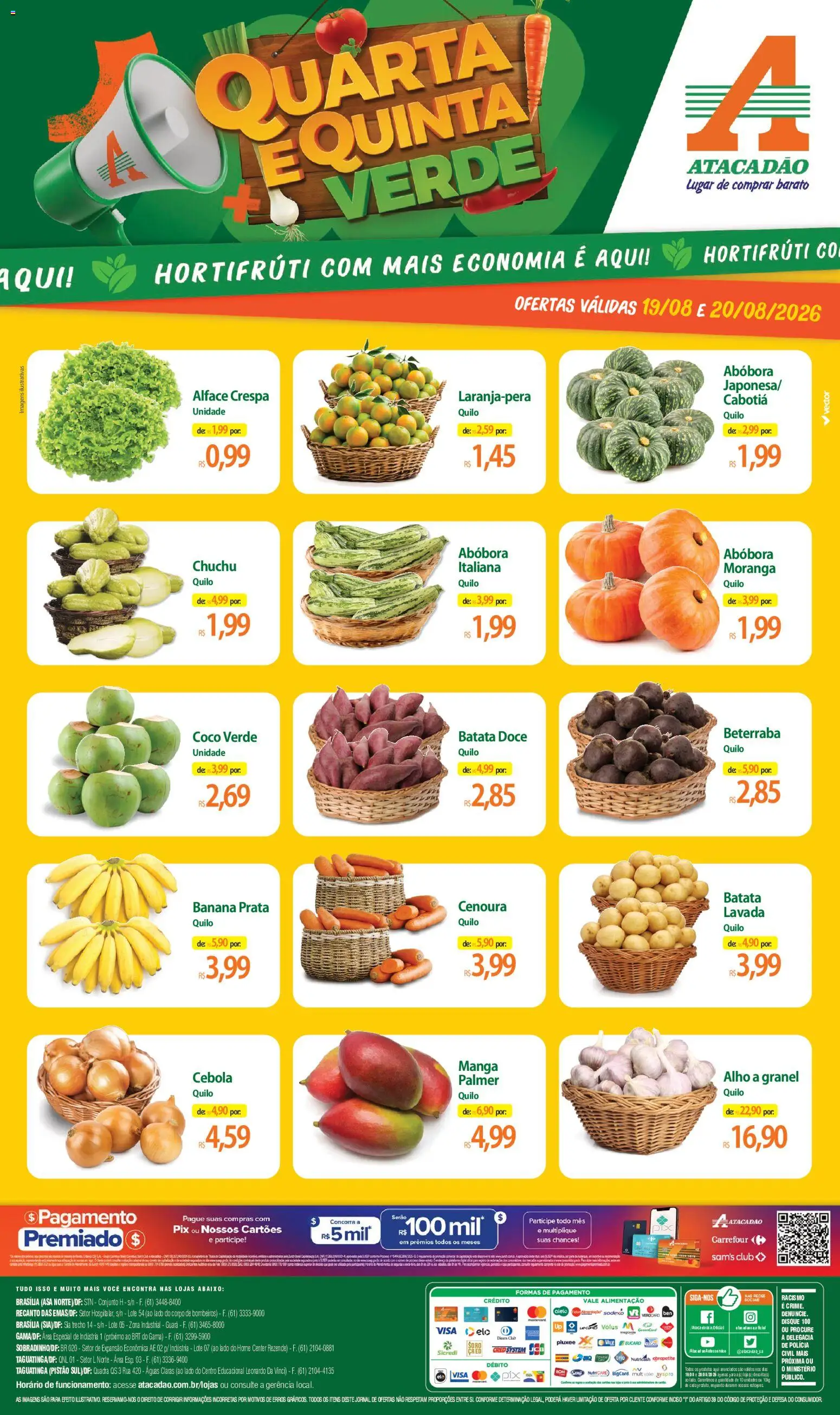 Pré-Visualização do folheto "Atacadão ofertas - DF" da loja Atacadão válido a partir de 19/08/2026