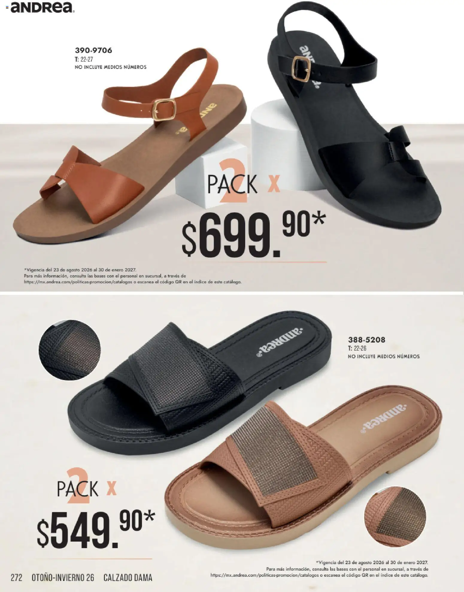 Vista previa las ofertas de la tienda Andrea - Andrea catálogo Otoño Invierno desde el 23/08/2026 