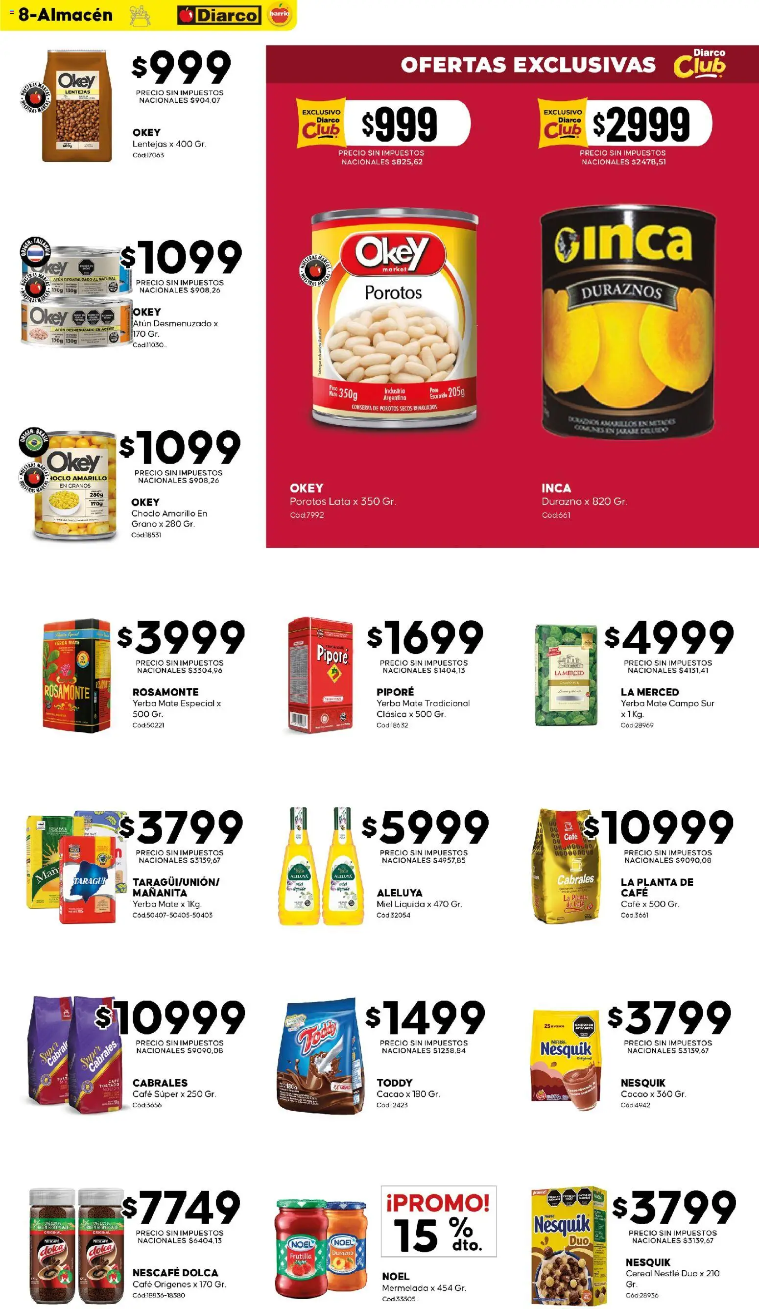 Vista previa del folleto de la tienda Diarco válido desde el 14/09/2026 