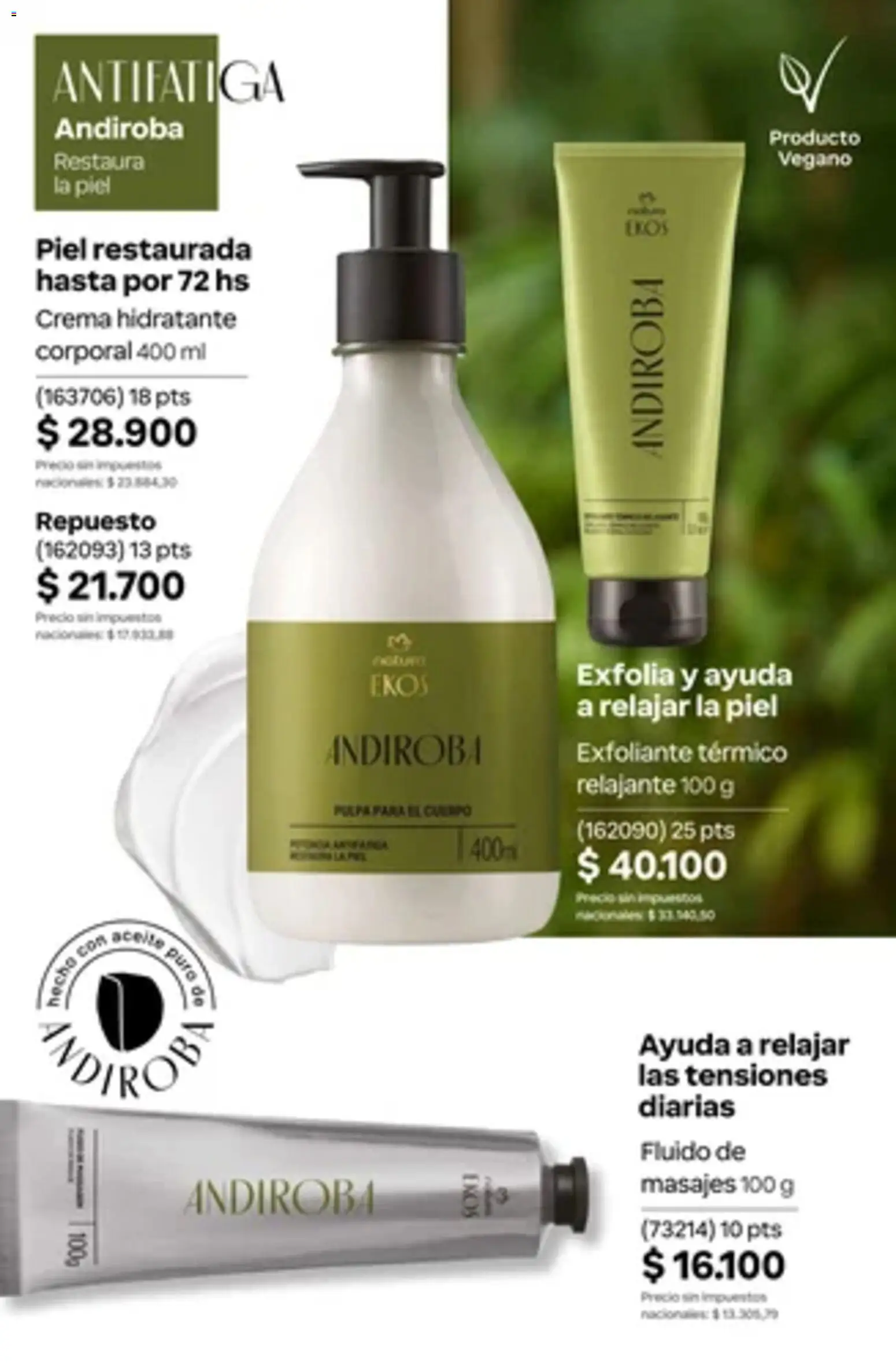 Vista previa del folleto de la tienda Natura válido desde el 01/10/2026 - Té, Crema, Exfoliante