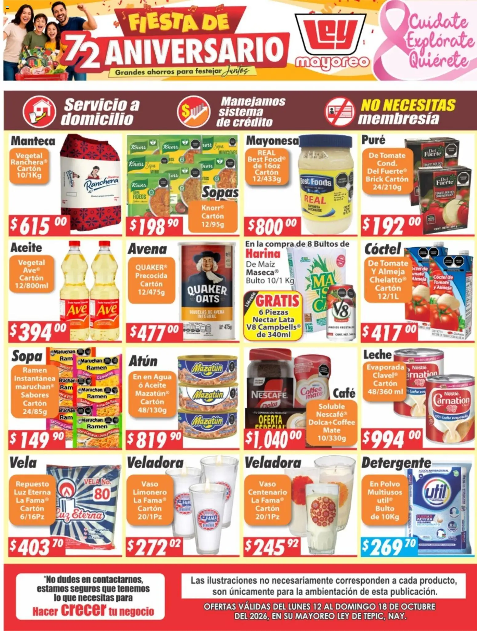 Vista previa las ofertas de la tienda Casa Ley - Casa Ley folleto Tepic desde el 12/10/2026 