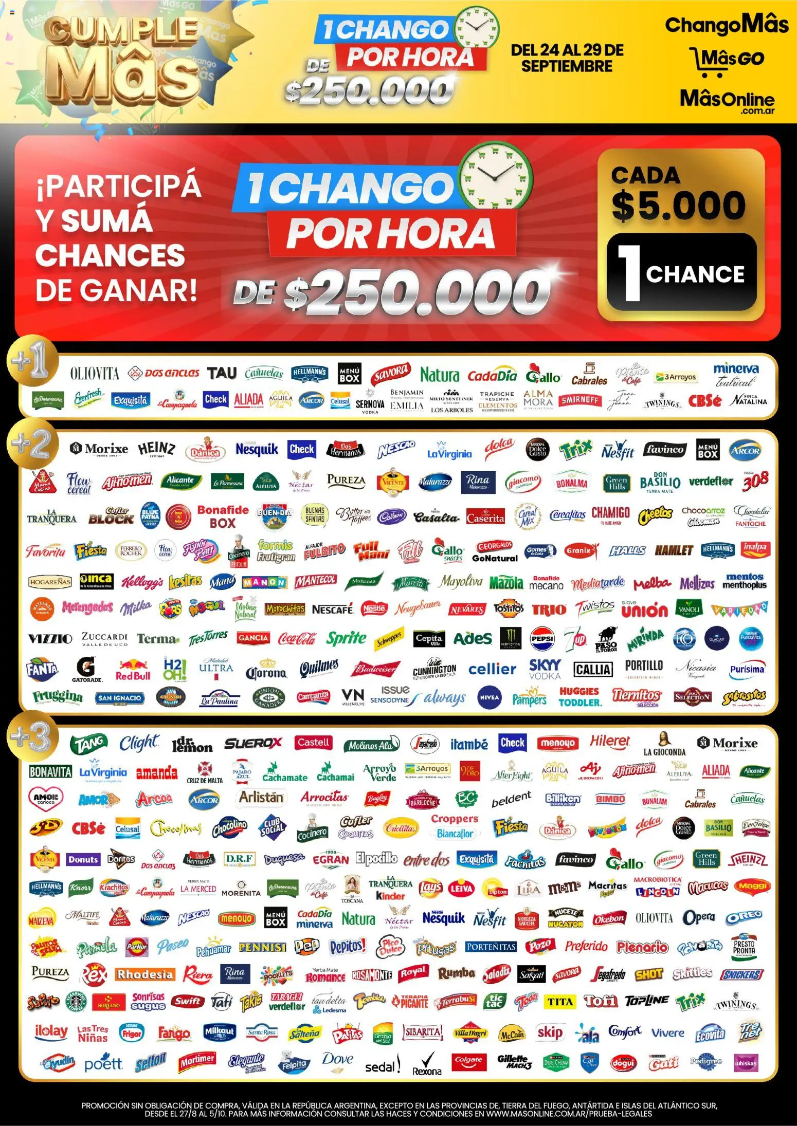 Vista previa del folleto de la tienda Changomas válido desde el 24/09/2026 
