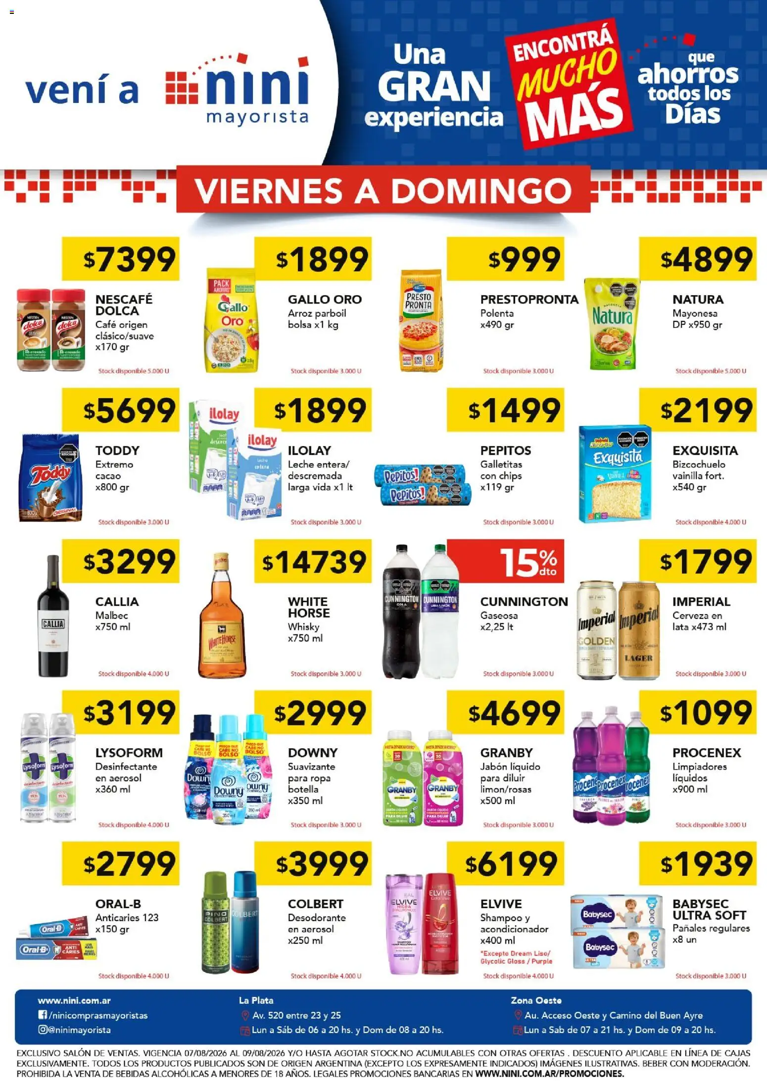 Vista previa del folleto de la tienda NINI Mayorista válido desde el 07/08/2026 