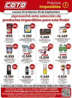 Vista previa del folleto de la tienda Coto válido desde el 24/09/2026 