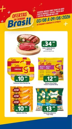 Pré-Visualização do folheto "Brasil Atacadista - Ofertas da semana" da loja Brasil Atacadista válido a partir de 03/08/2026