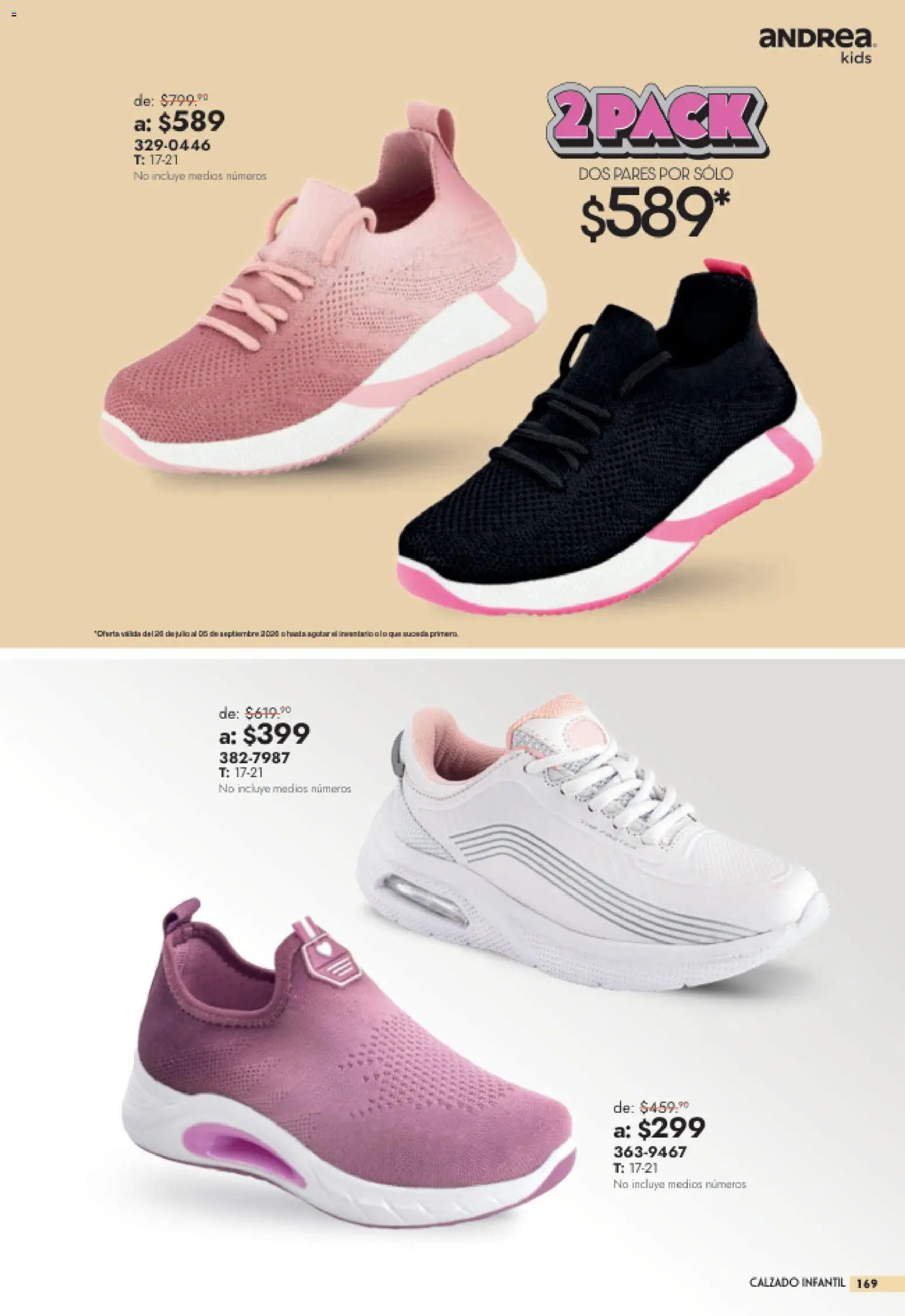 Vista previa las ofertas de la tienda Andrea - Andrea catálogo Outlet desde el 26/07/2026 
