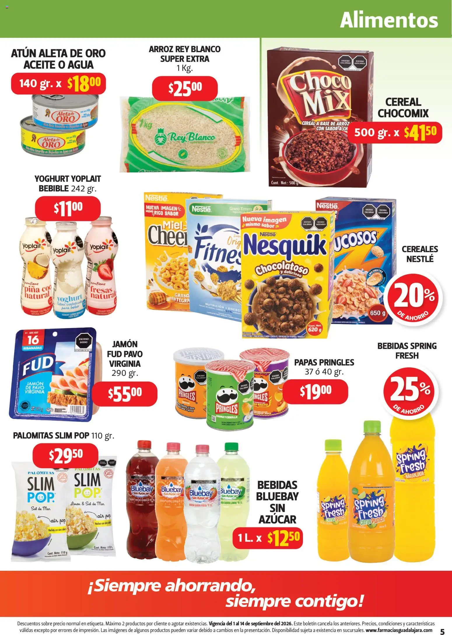 Vista previa las ofertas de la tienda Farmacia Guadalajara - Farmacia Guadalajara catálogo desde el 01/09/2026 