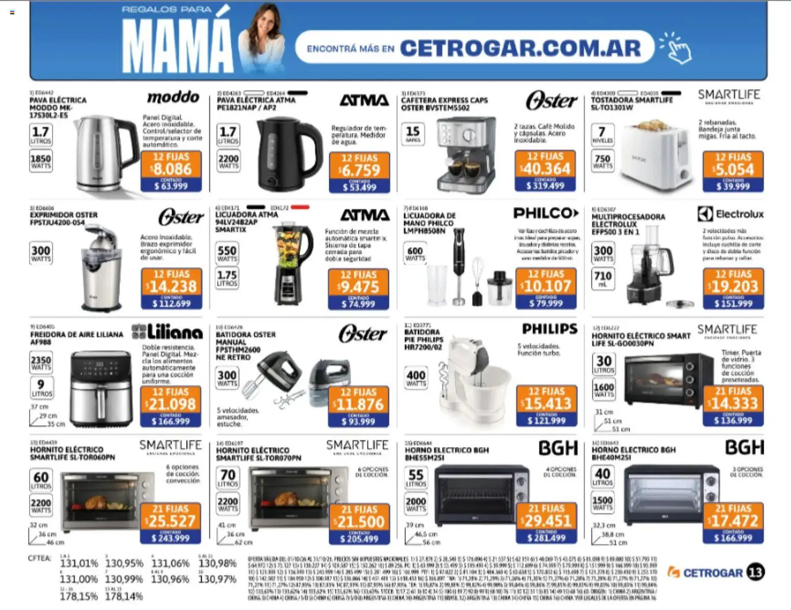 Vista previa del folleto de la tienda Cetrogar válido desde el 01/10/2026 