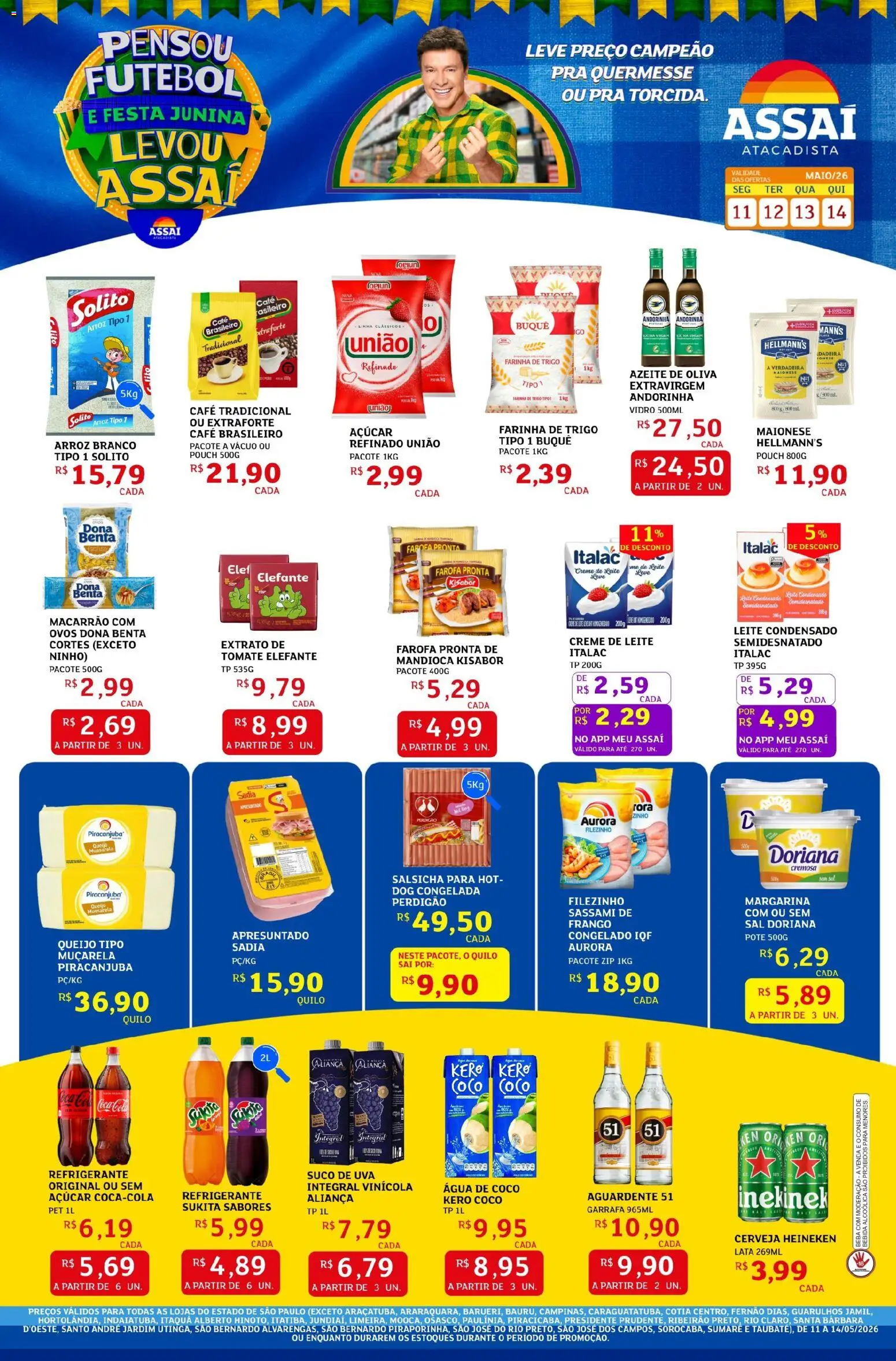 Pré-Visualização do folheto "Assaí Atacadista ofertas - SP" da loja Assaí Atacadista válido a partir de 11/05/2026
