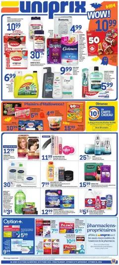 Preview of leaflet Uniprix weekly flyer / circulaire from shop Uniprix is valid from Oct 22, 2026