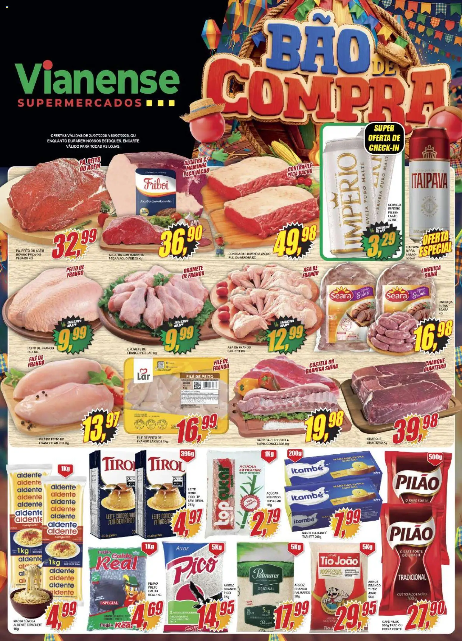 Pré-Visualização do folheto "Vianense ofertas" da loja Vianense válido a partir de 24/07/2026