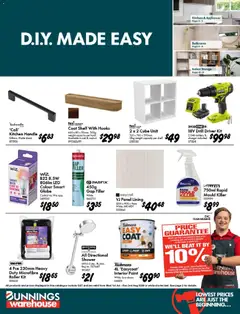 Preview of catalogue Bunnings D.I.Y. Made Easy from shop Bunnings Warehouse valid 01/07/2026